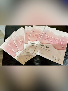 Medicube PDRN Pink Vita Coating Mask 6 pack K-beauty glass skin collagen masks